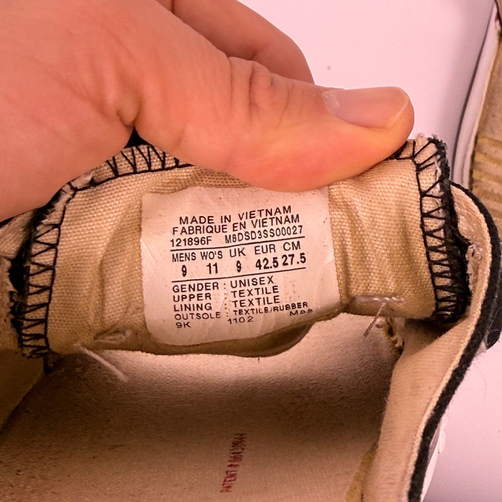 Converse All Star Cut-Away Sandals Mens 9 Womens 11 Black Canvas Slip On Slides - Picture 4 of 10